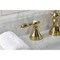 Kingston Brass KS2982TAL Tudor Widespread Bathroom Faucet W/Brass Pop-Up, Brass KS2982TAL - alternate 6
